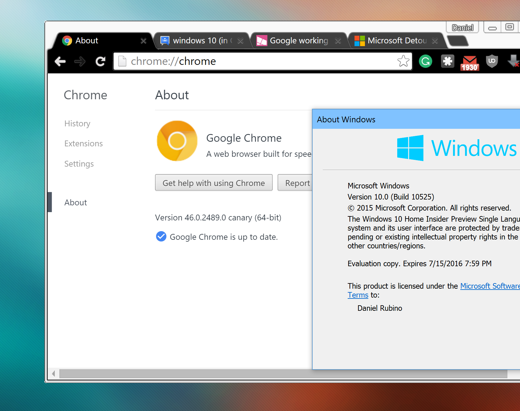 Google fixes Windows 10 10525 crashing bug for Chrome Canary builds 