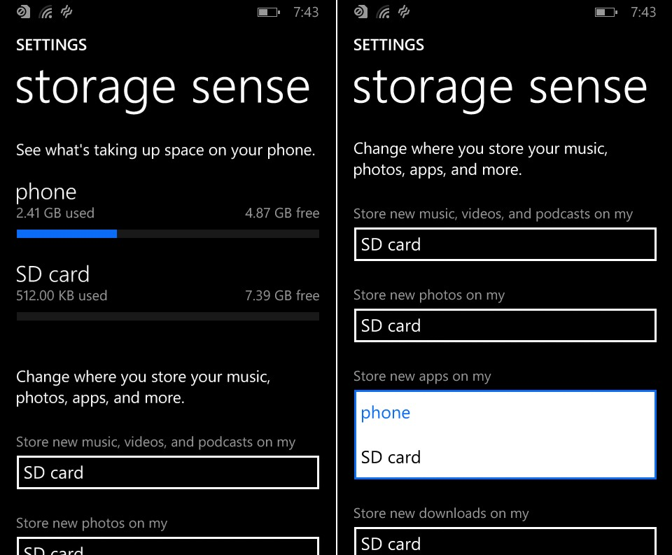 كيفية نقل التطبيقات والألعاب على الذاكرة الخارجية Storage_Sense_Window_Phone_81