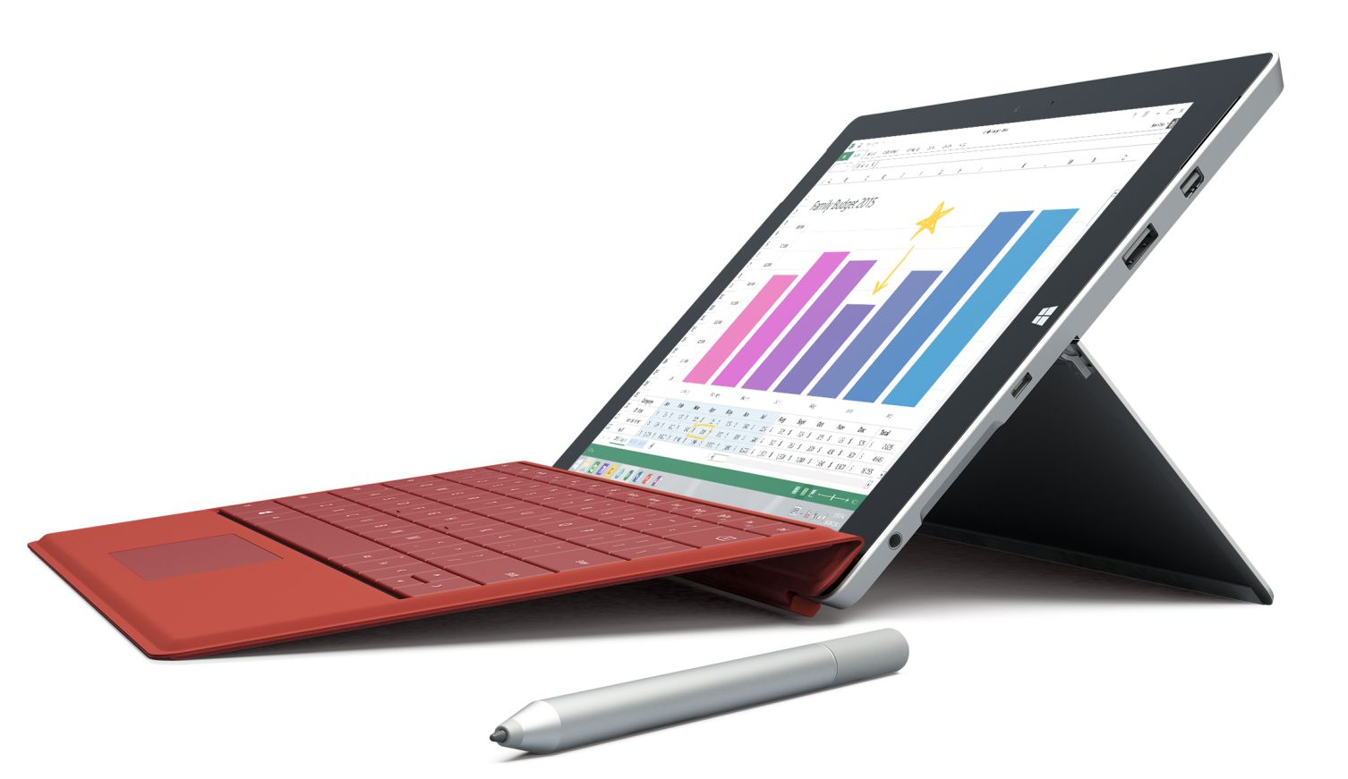 Microsoft Surface 3, Surface 3, Microsoft Surface Pro 3, Surface Pro 3 Hàng USA - 5