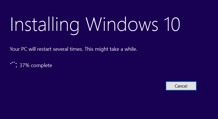 Nâng cấp Windows 10 build 10586 không cần Windows Update Install-windows10