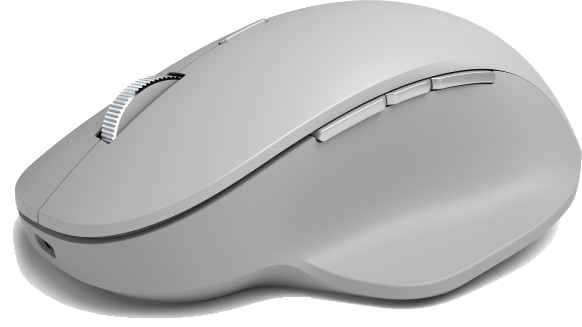 Photo is a render of the Microsoft Surface Precision Mouse on Amazon.