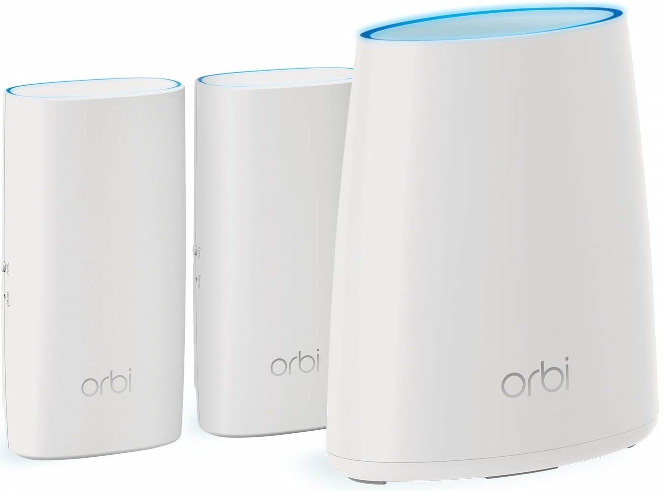 NETGEAR Orbi WallPlug Whole Home Mesh WiFi System Router /& 2 Satellites RBK33