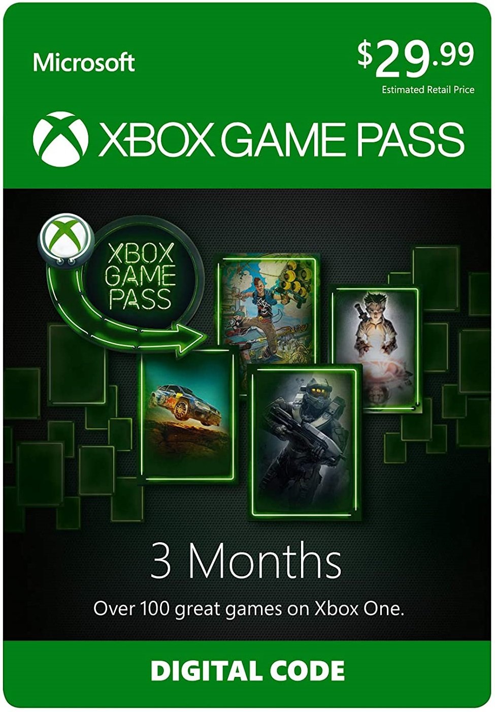 Código de 3 meses do Xbox Game Pass