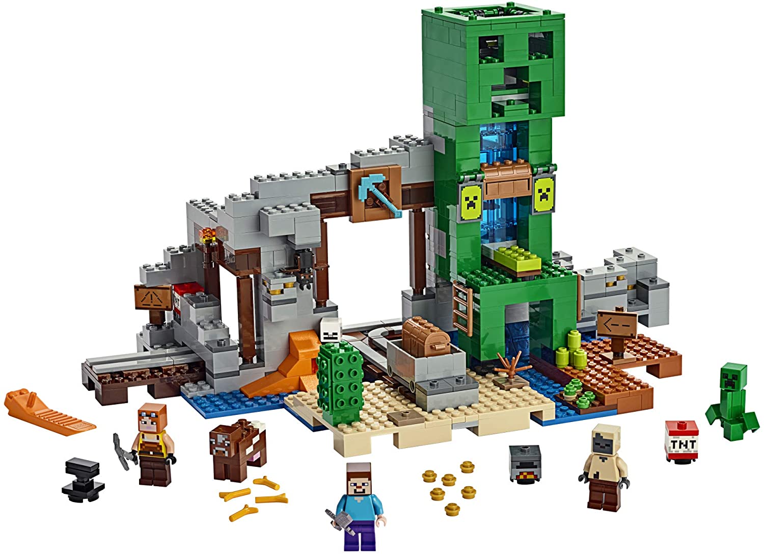 Minecraft Lego The Creeper Mine Reco Image