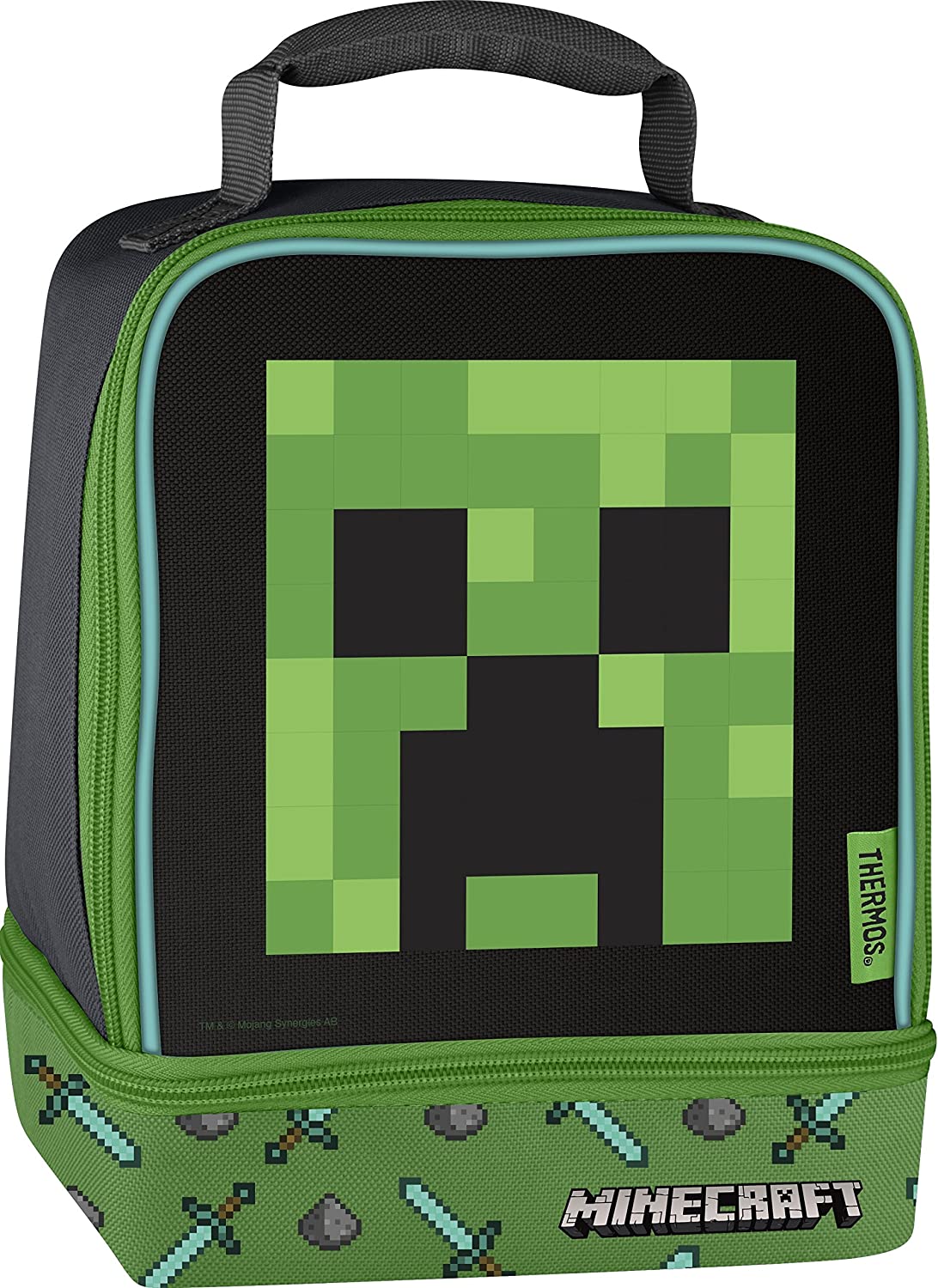 Minecraft Thermos Dual Lunch Box Reco Image