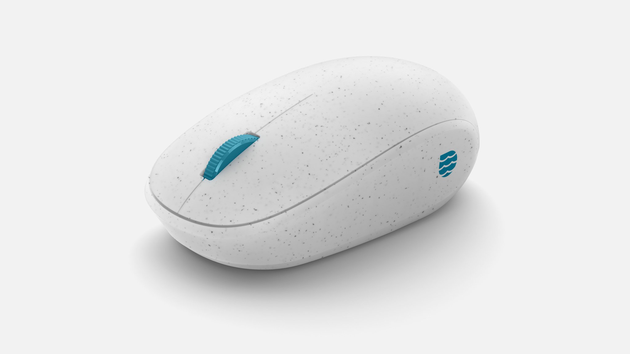 Mouse de plástico oceano da Microsoft