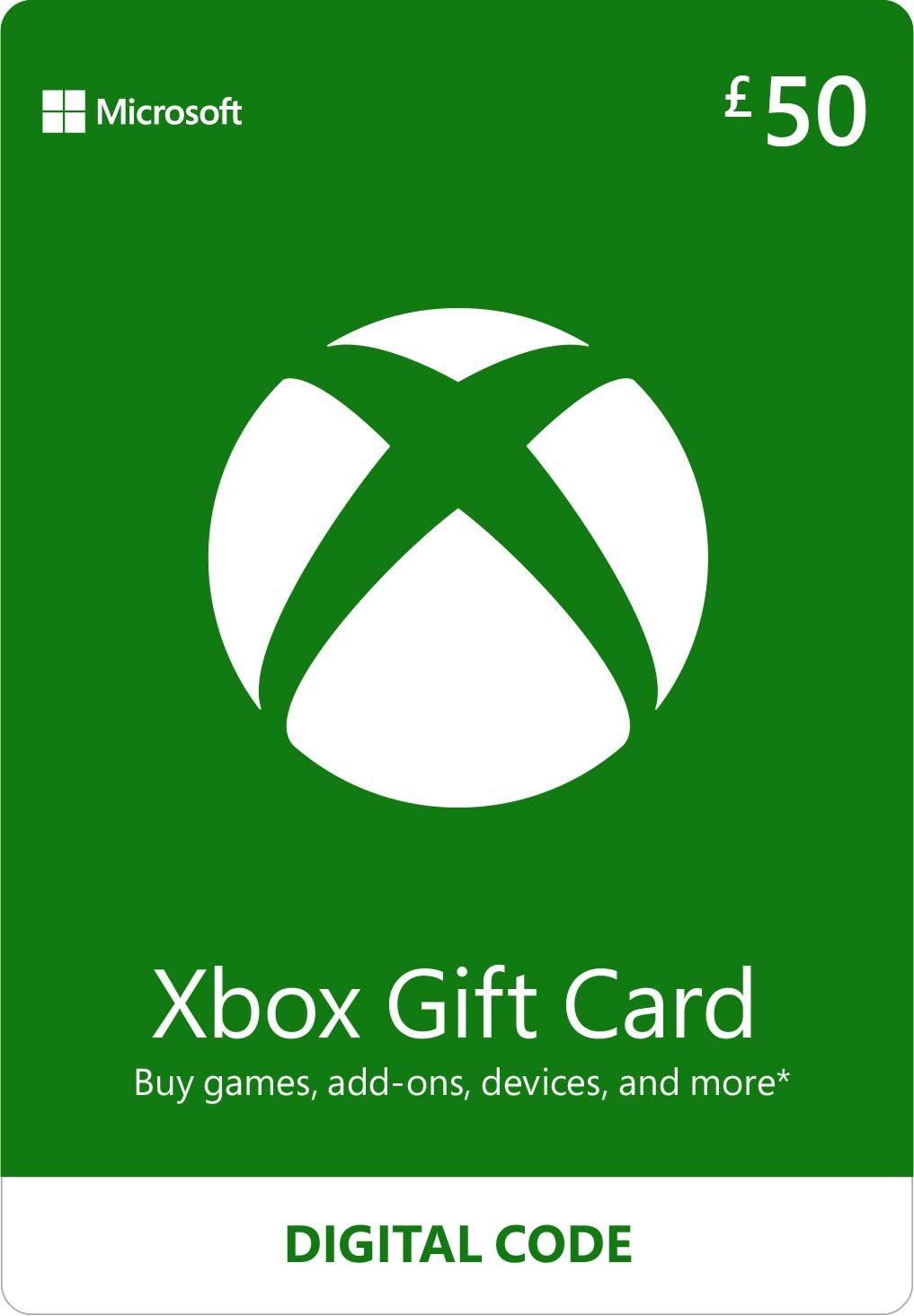 Vale-presente Xbox £ 50