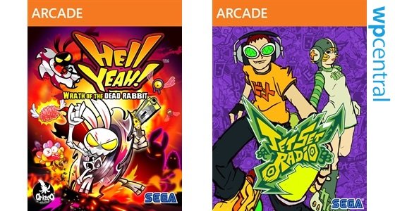 Hell Yeah! and Jet Set Radio boxes