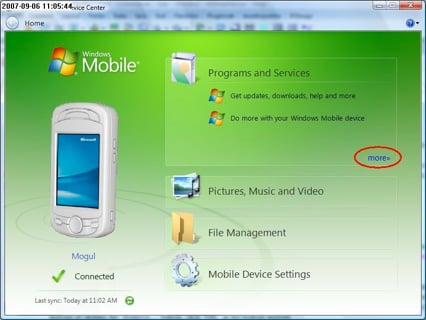 how to remove program in windows mobile 6.1