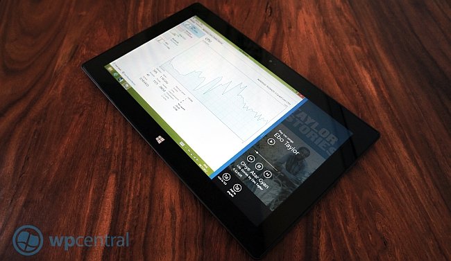 The Surface Tablet Task Manager/Xbox Music