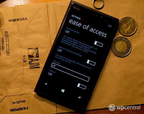 Windows Phone 8 Ease of Access