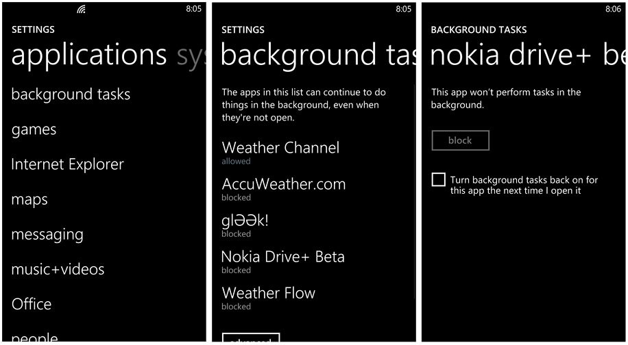 Windows Phone 8 Background Tasks
