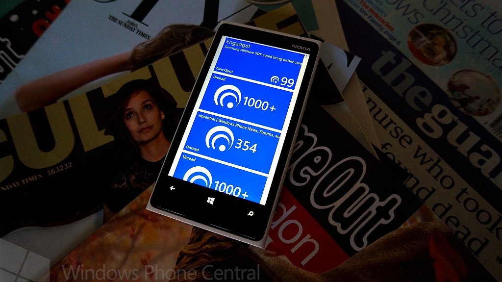 Exclusive First look : Windows Phone 8 version of NewsSpot