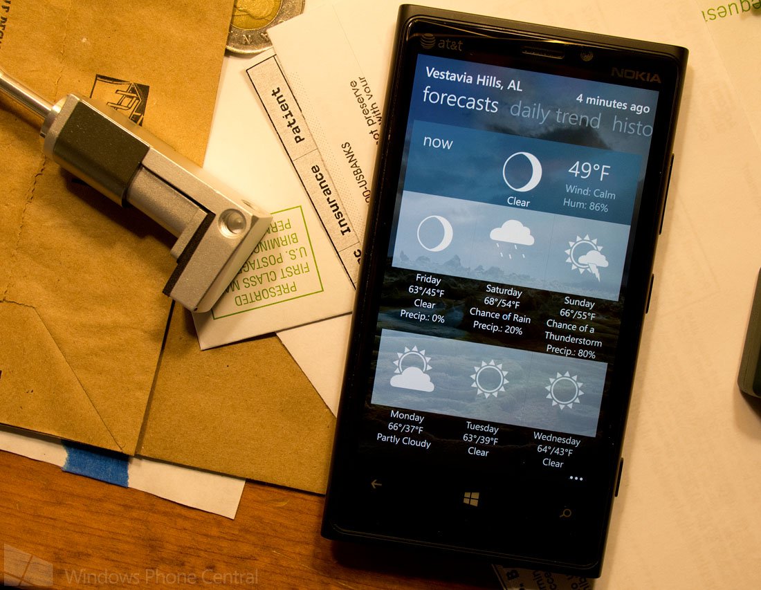 WeatherLive for Windows Phone