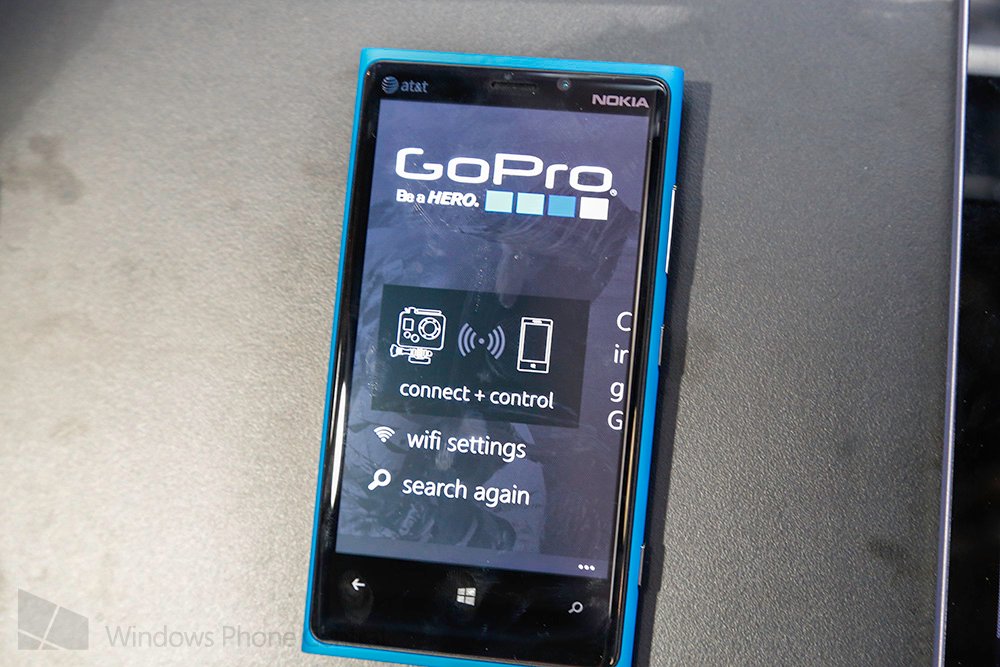 GoPro for Windows Phone 8 Screenshot