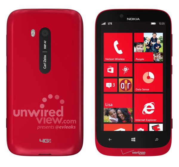 Get all kissyface with Verizon's red Lumia 822