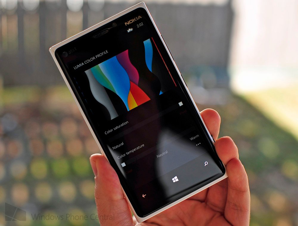 Lumia 920 color display