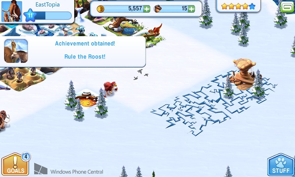 Ice Age Village Rule the Roost Achievement