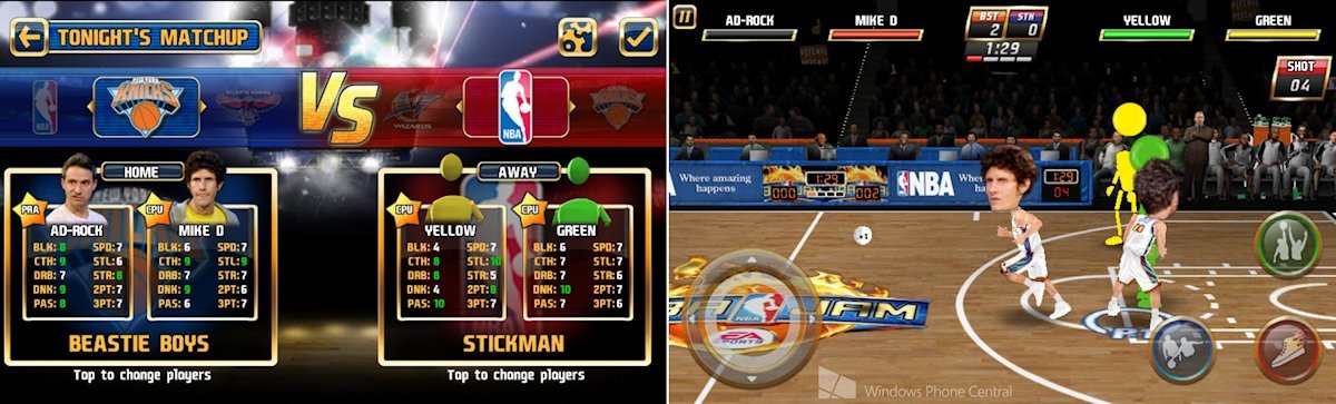 NBA Jam Beastie Boys vs Stickman