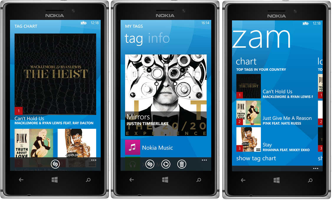 Shazam for Windows Phone 8