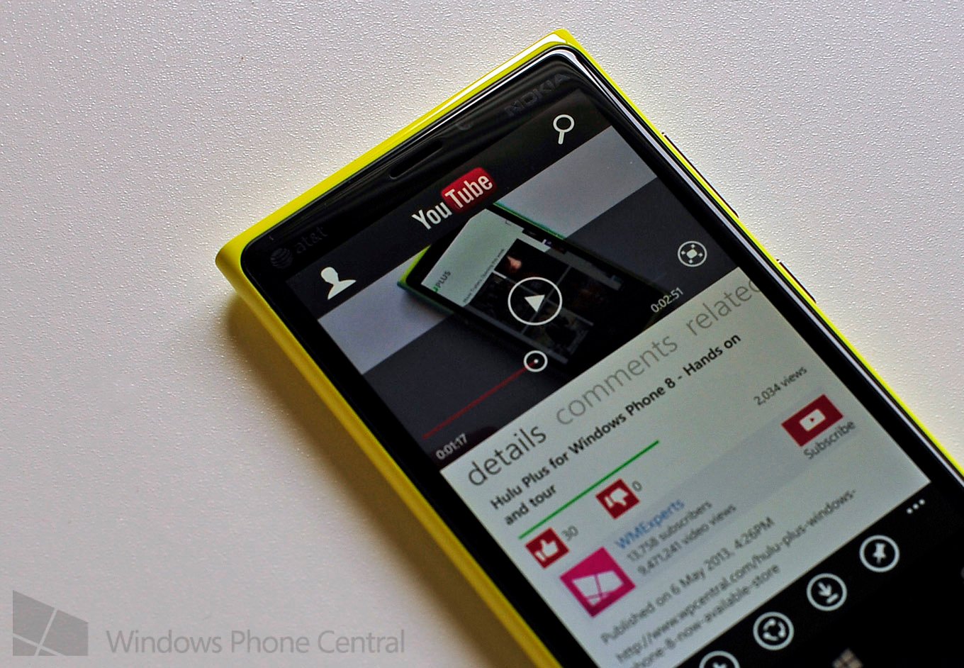 YouTube for Windows Phone 8