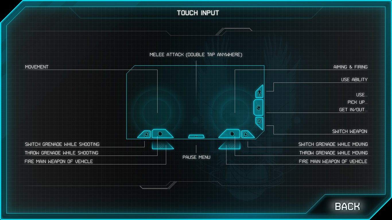 Halo Spartan Assault Touch Controls