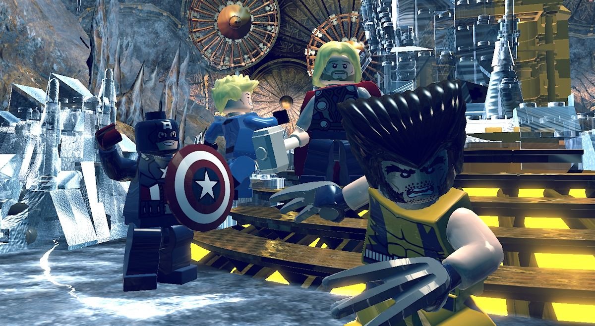 LEGO Marvel Superheroes Wolverine Captain America Thor