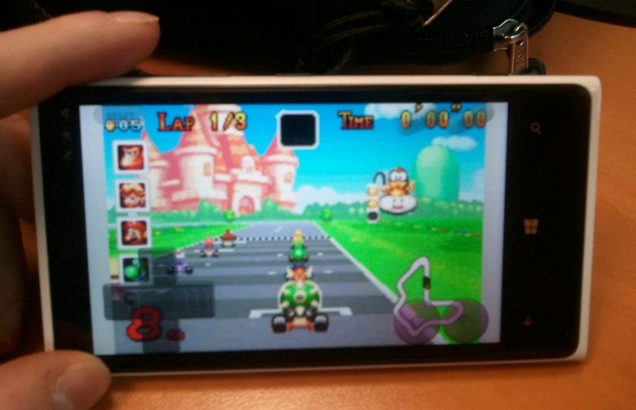 GBA emulator Super Mario Kart for Windows Phone