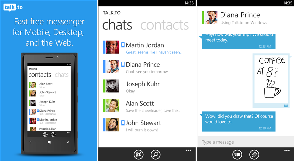 Talk.to Messenger for Windows Phone