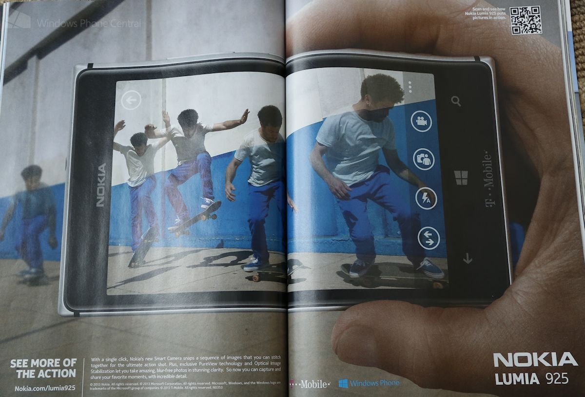 Wired two page Lumia 925 ad