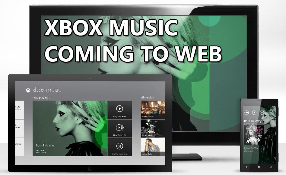 Xbox Music coming to web