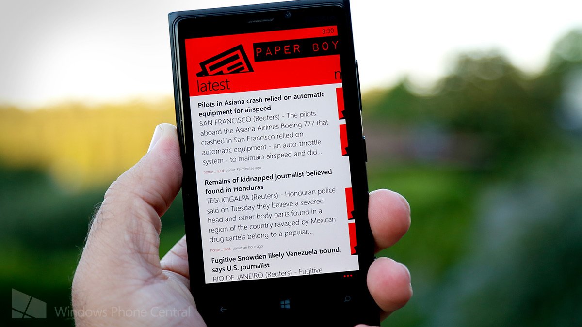 Paper Boy for Windows Phone 8