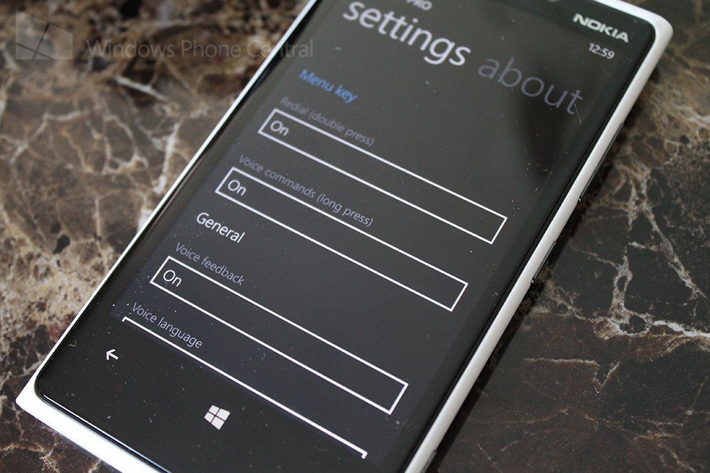 Nokia Purity Pro settings app