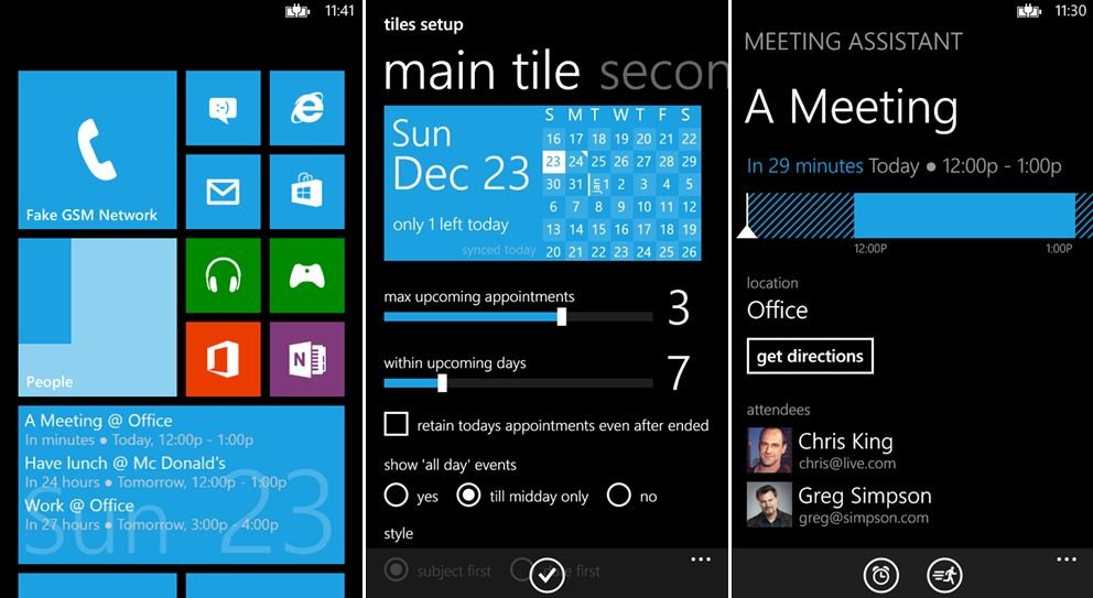 AppoinTile for Windows Phone 8