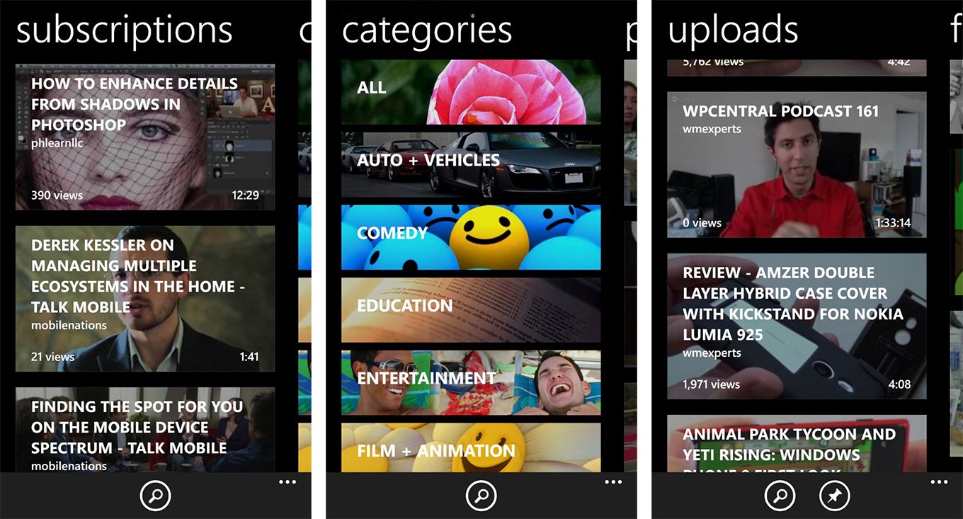 myTube for Windows Phone