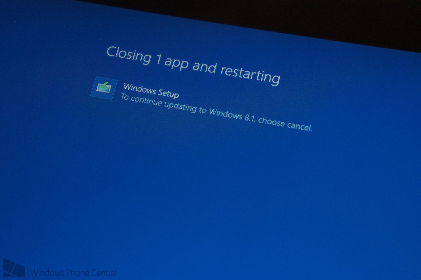 Windows 8.1 Upgrade Boot