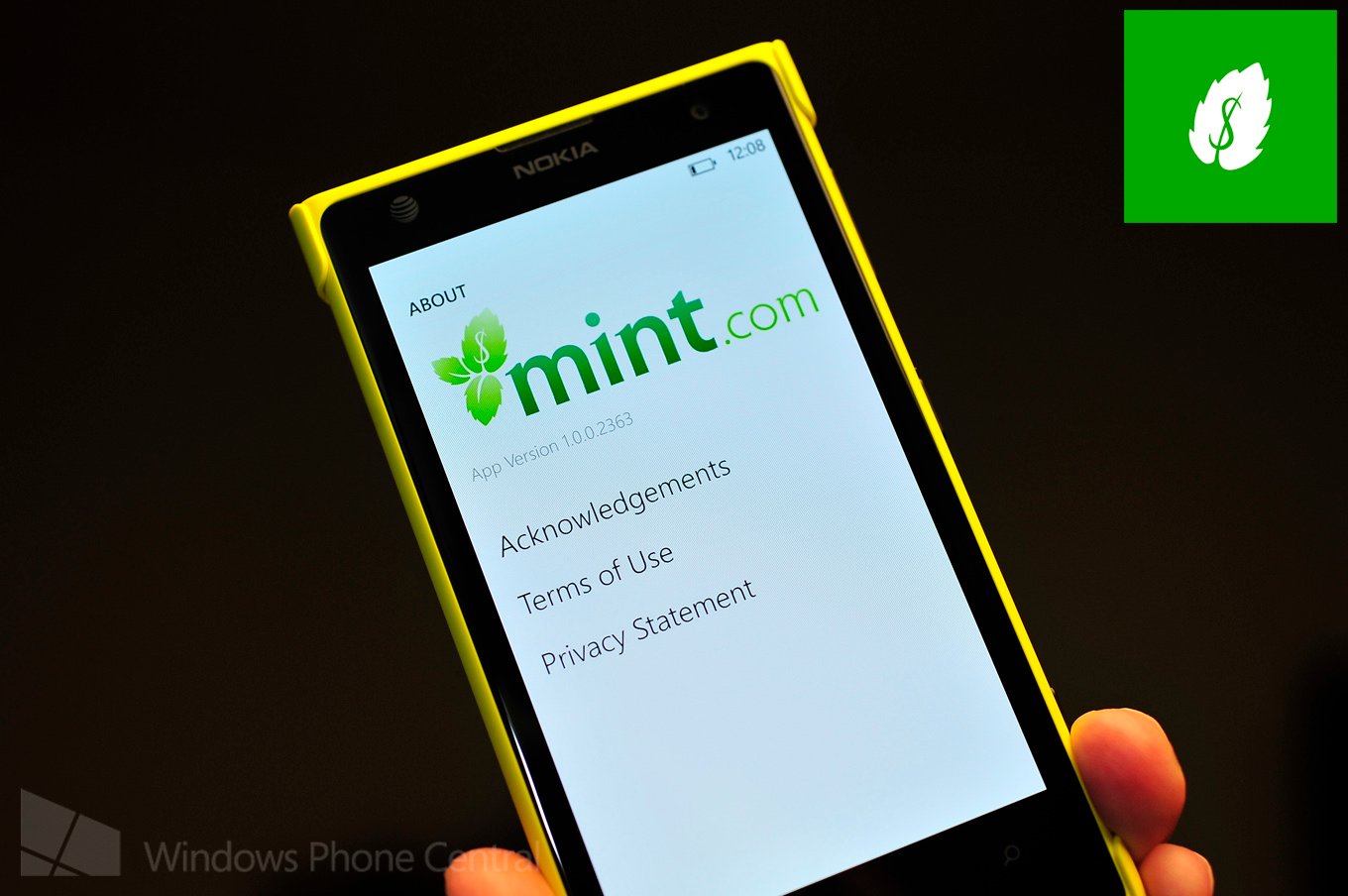 Mint.com for Windows Phone 8