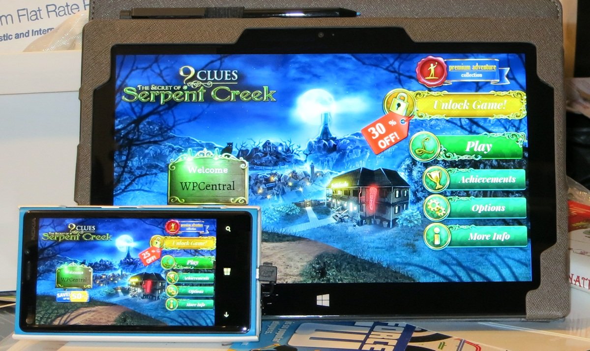 9 Clues: The Secret of Serpent Creek for Windows Phone and Windows 8