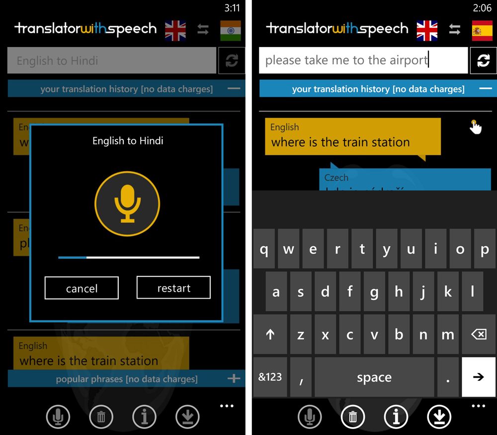 Translator with Speech screenshot