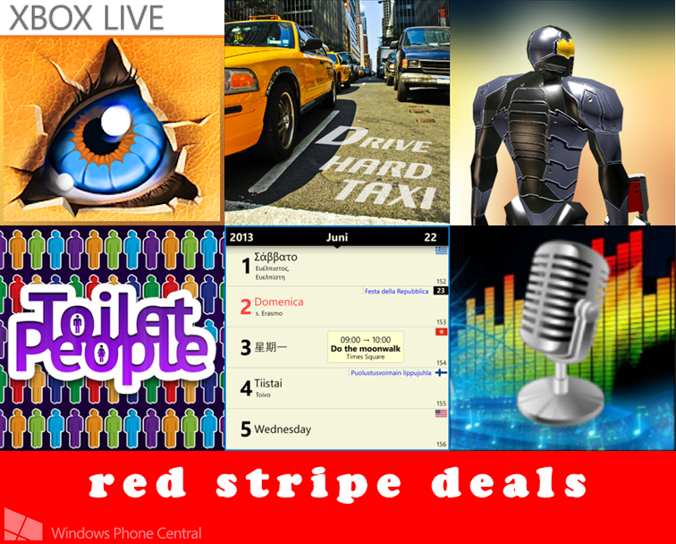 Red Stripe Deals Doodle God, Jack Hale, Toilet People, Drive Hard Taxi