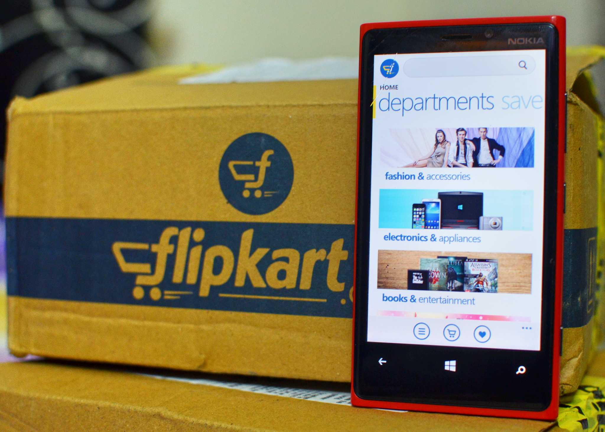 Official Flipkart Windows Phone app updated, adds push notifications
