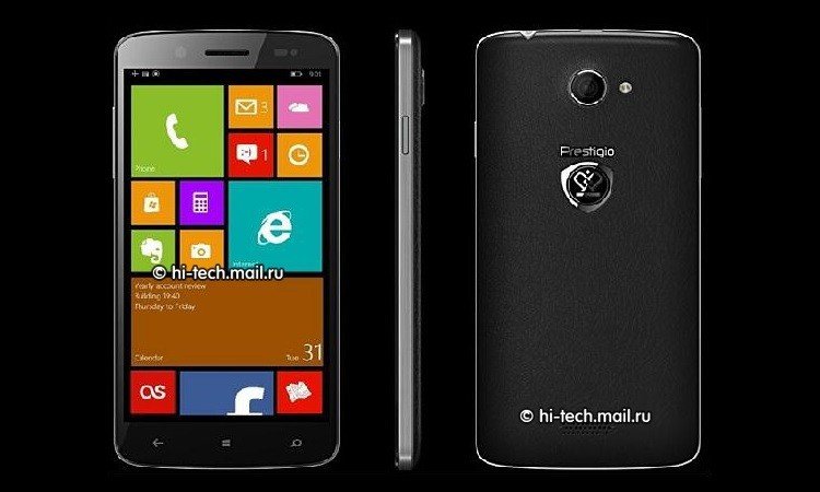 Prestigio&#39;s first Windows Phone leaks; it&#39;s got some texture to it