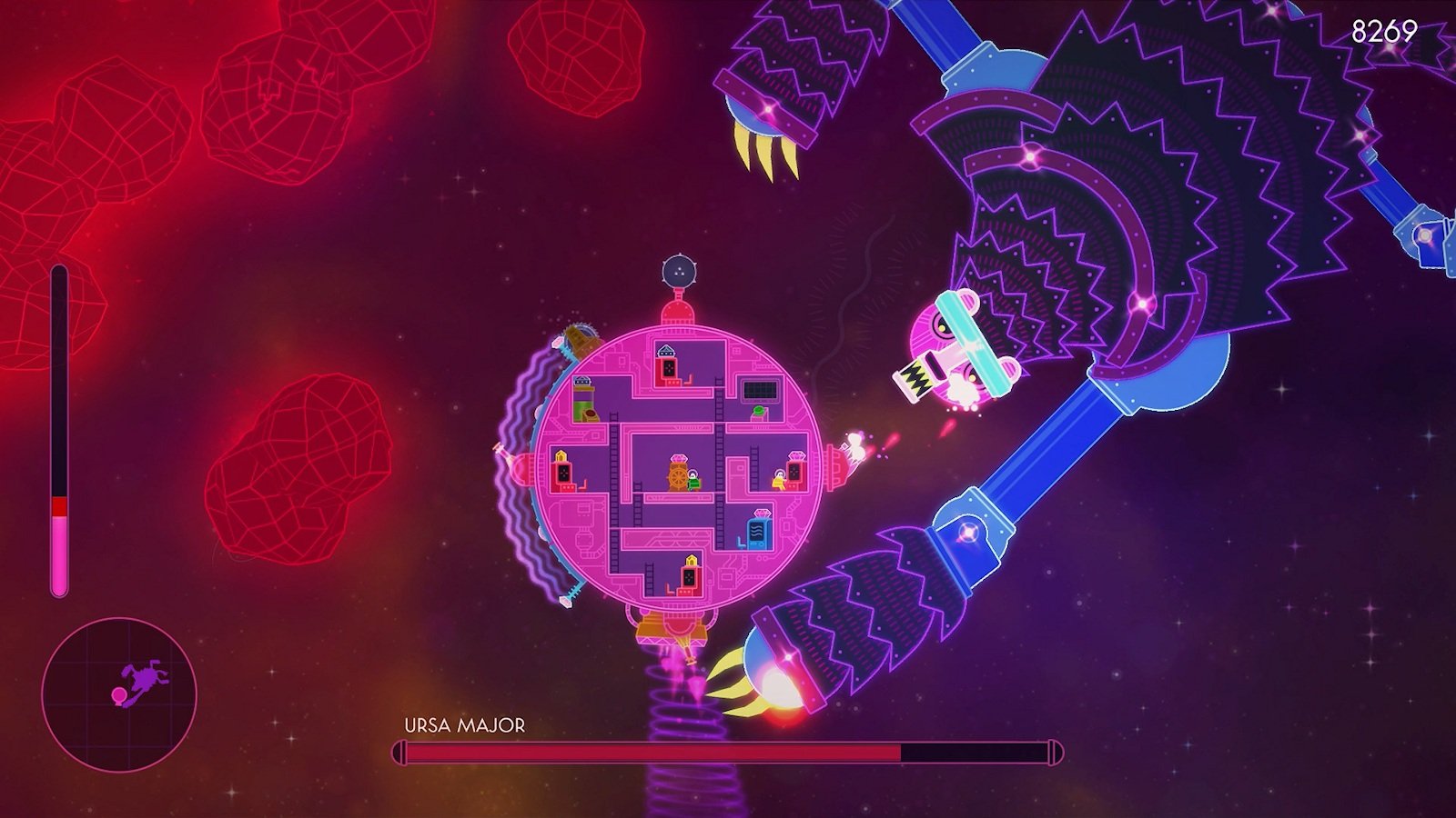 Lovers in a Dangerous Spacetime from Asteroid Base