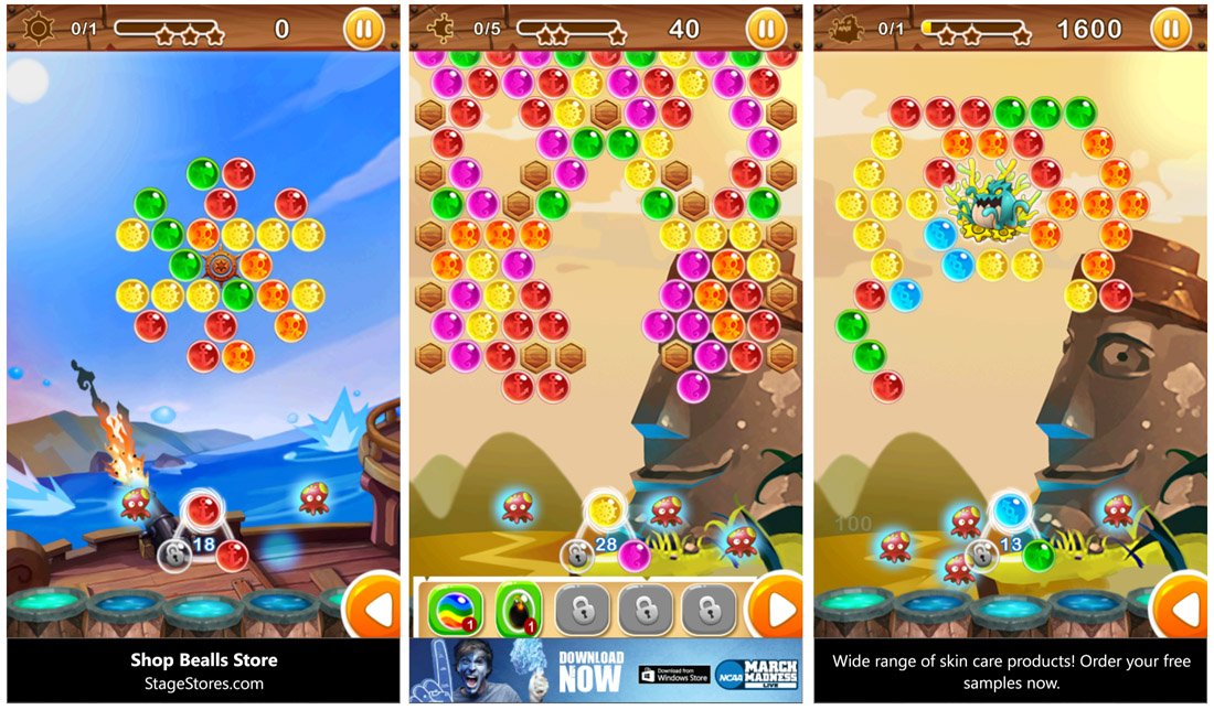 Bubble Pirates Game Play