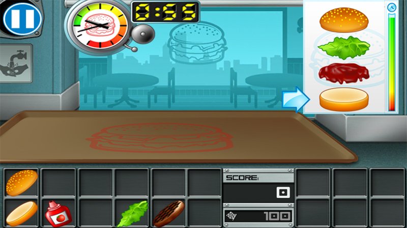 Burger Game Screen