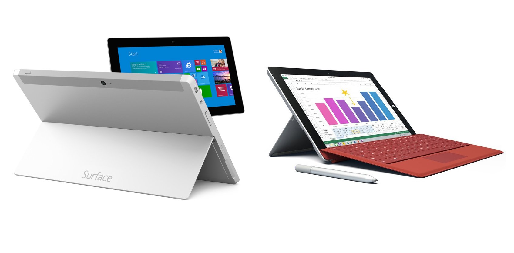 Surface 2 vs Surface 3
