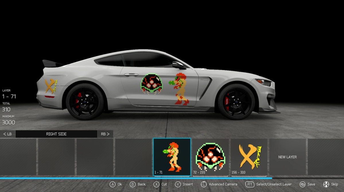 Forza Motorsport 6  mirrored decals