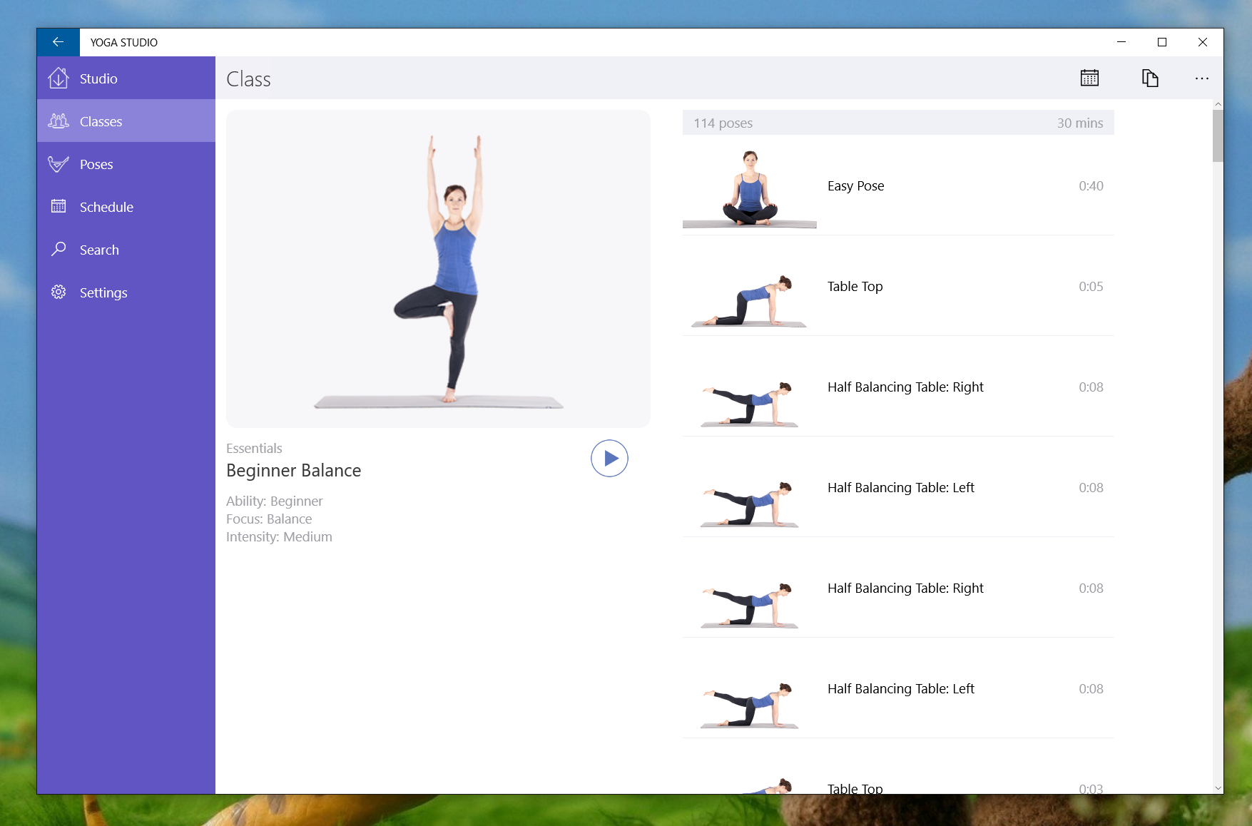 Yoga Studio on Windows 10