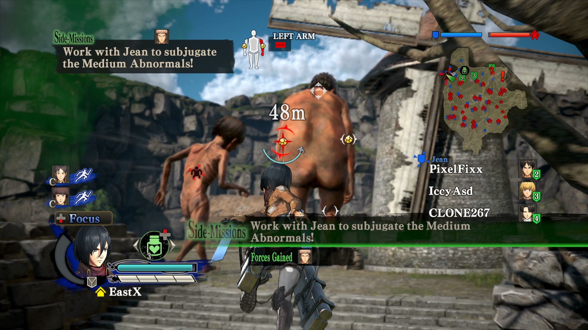 attack on titan wings of freedom xbox one