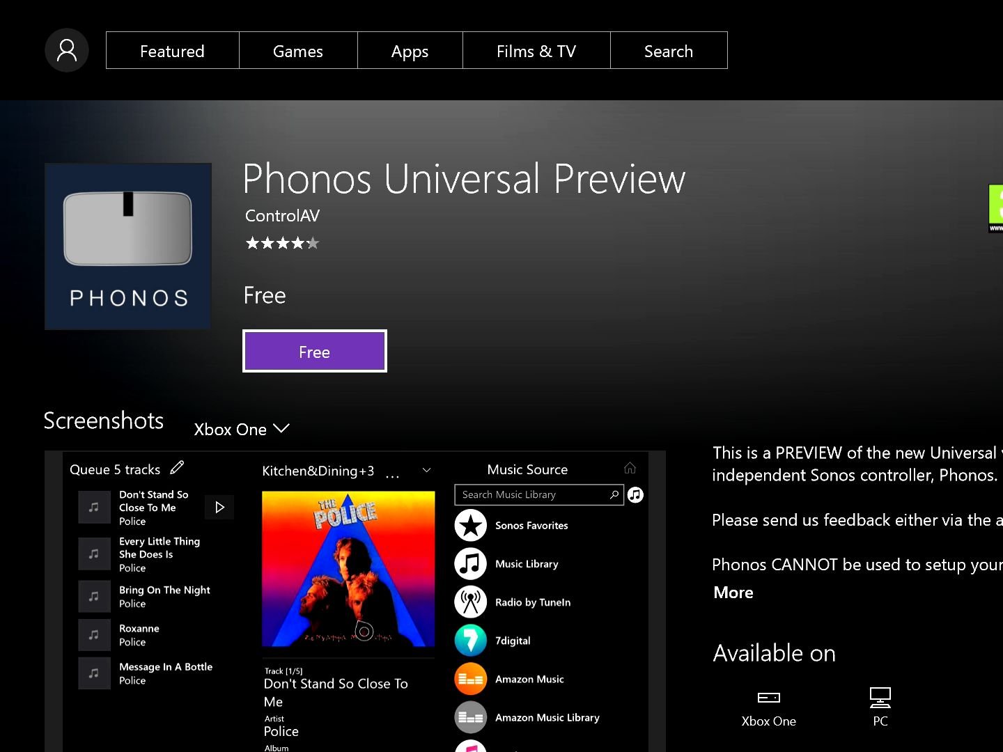 third party sonos app phonos is now available for the xbox one windows central